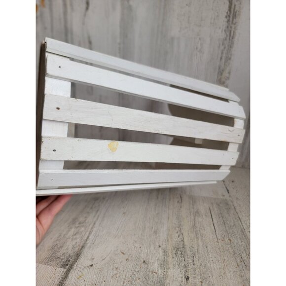 Wooden chicken basket farmhouse unique home decor spring - Picture 9 of 9